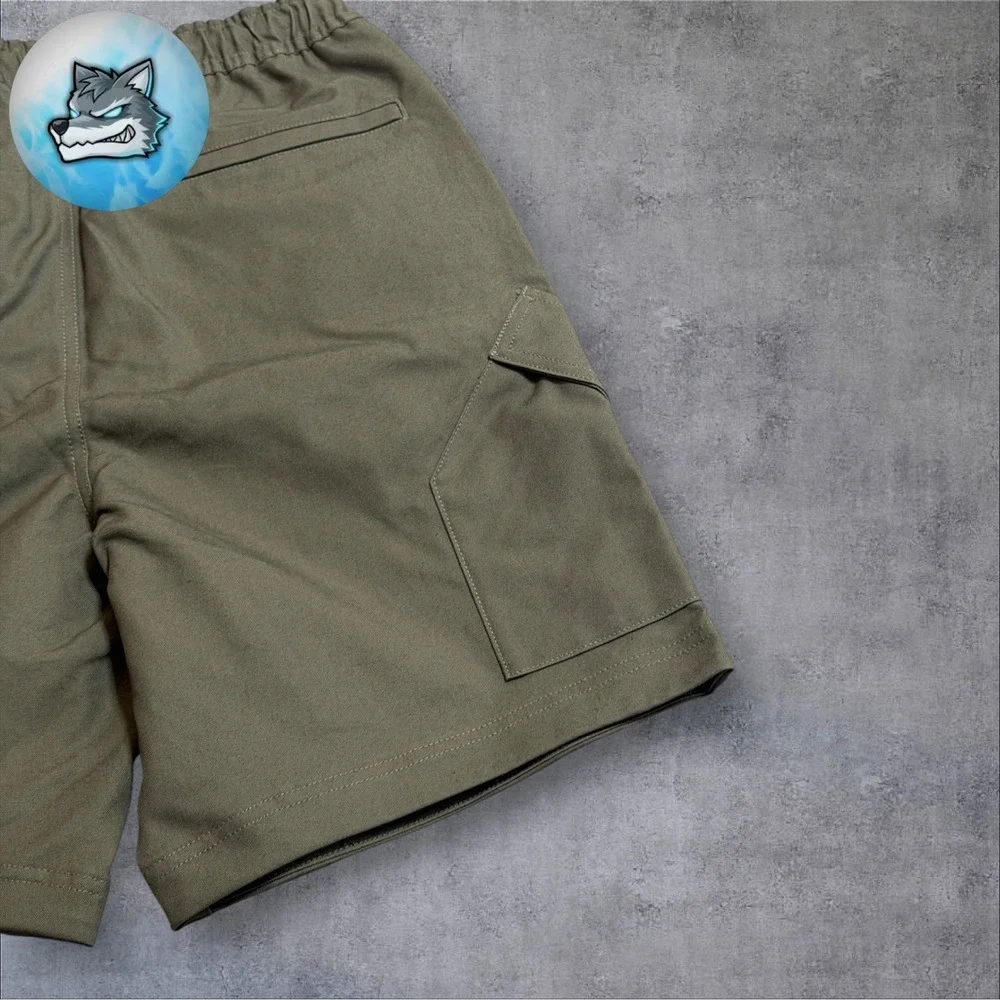 New Jordan Essentials Woven Shorts Olive Green Men's Size Small HF9335-222